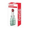 Coca-Cola TableCraft  Clear Glass/Steel Salt and Pepper Shakers w/Rack 1 oz CC339N